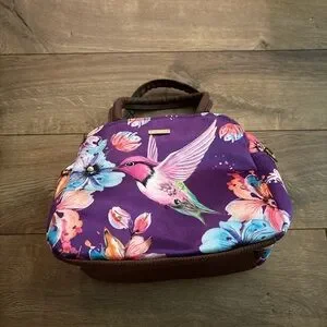 Kipling Lilac Backpack with Floral Design Floral Kipling Backpack – kikidoo.kids main image 2